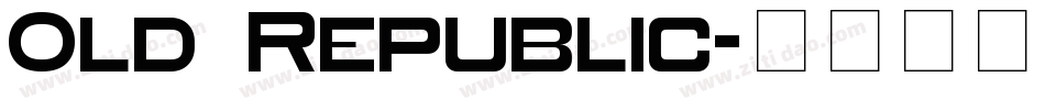 Old Republic字体转换